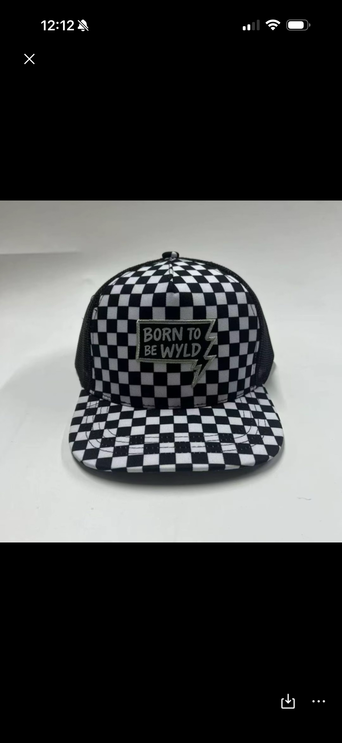 Checked Wyld cap